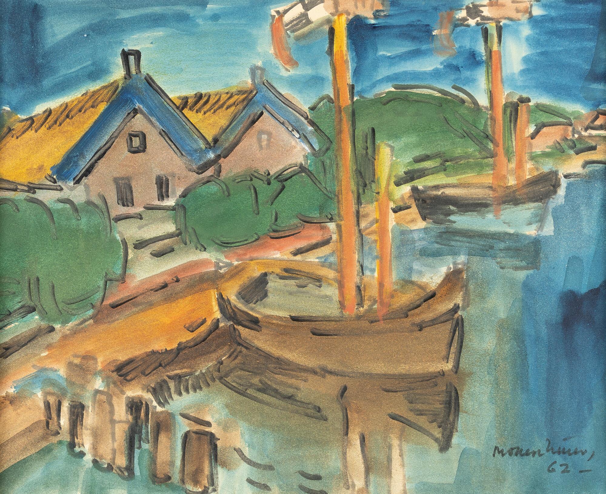 Ernst Mollenhauer - Hafenszene