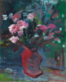 Ernst Mollenhauer - Rosa Blütenstrauß