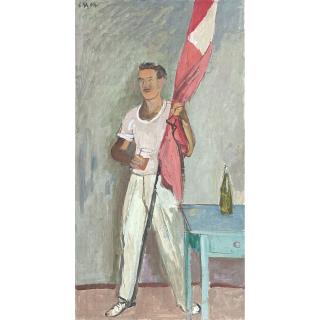 Ernst Morgenthaler - Der Fahnenträger, 1934 The Standard Bearer, 1934