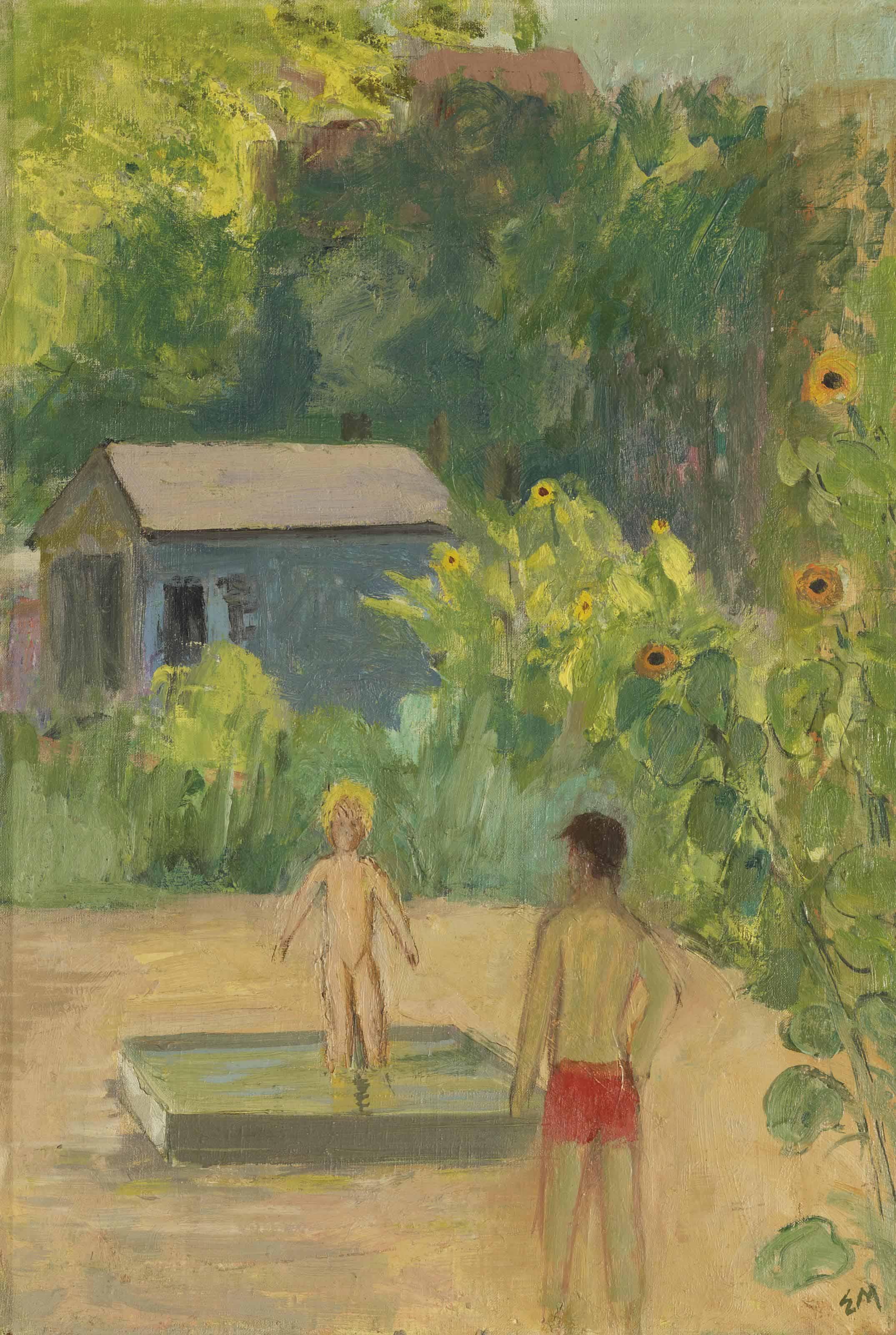 Ernst Morgenthaler - Im Garten, um 1931