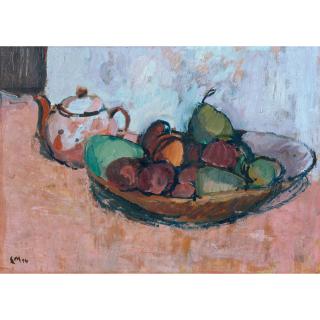Ernst Morgenthaler - Stillleben Mit Früchten In Einer Schale, 1914 Still Life With Fruits In A Bowl, 1914