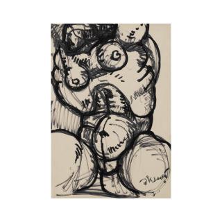 Ernst Neizvestny - Deux œuvres : Torse et Couple/ Two works: Torso and Couple