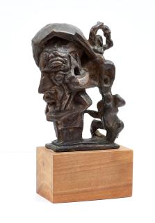 Ernst Neizvestny - Suicide la taille y compris le socle: 28 cm (11 inch).