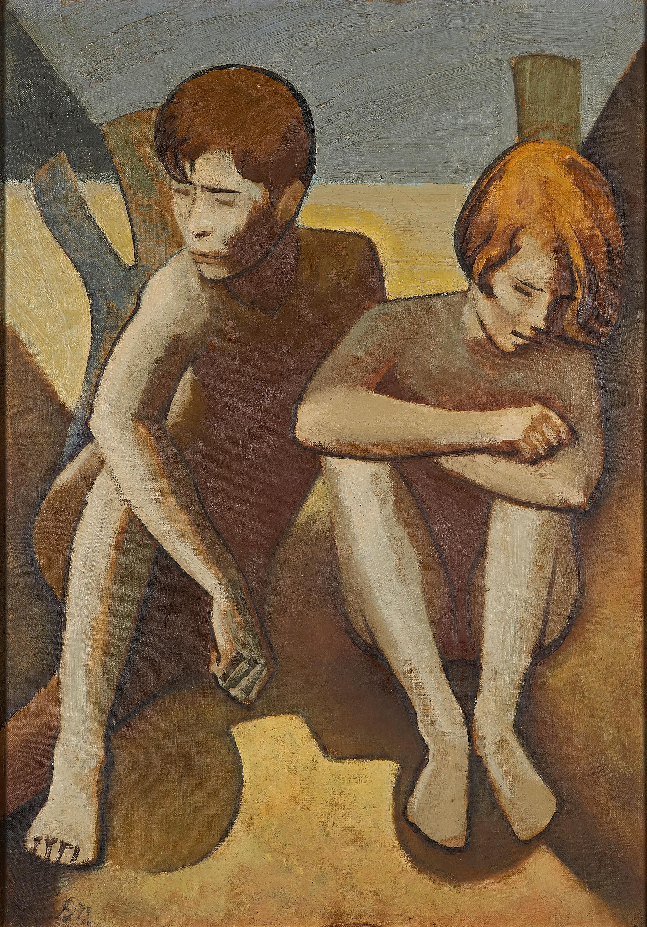 Ernst Neuschul - Junges Paar.