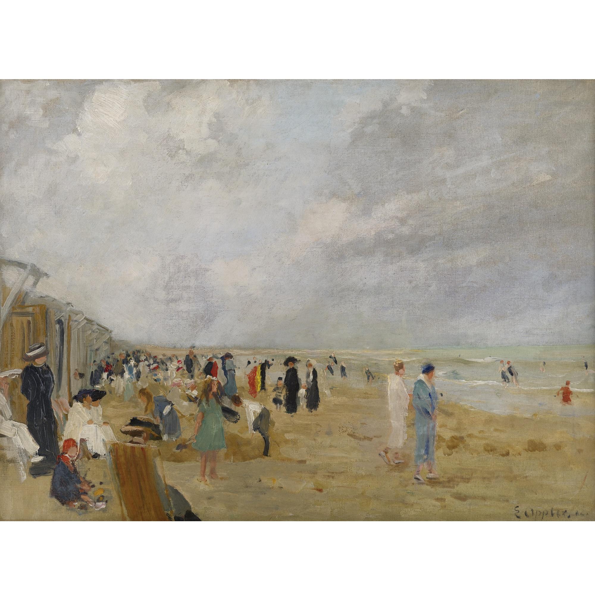 Ernst Oppler - At The Beach