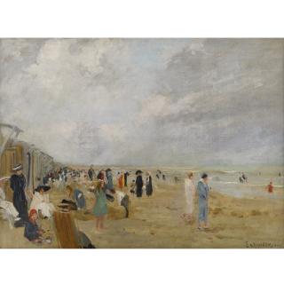 Ernst Oppler - At The Beach