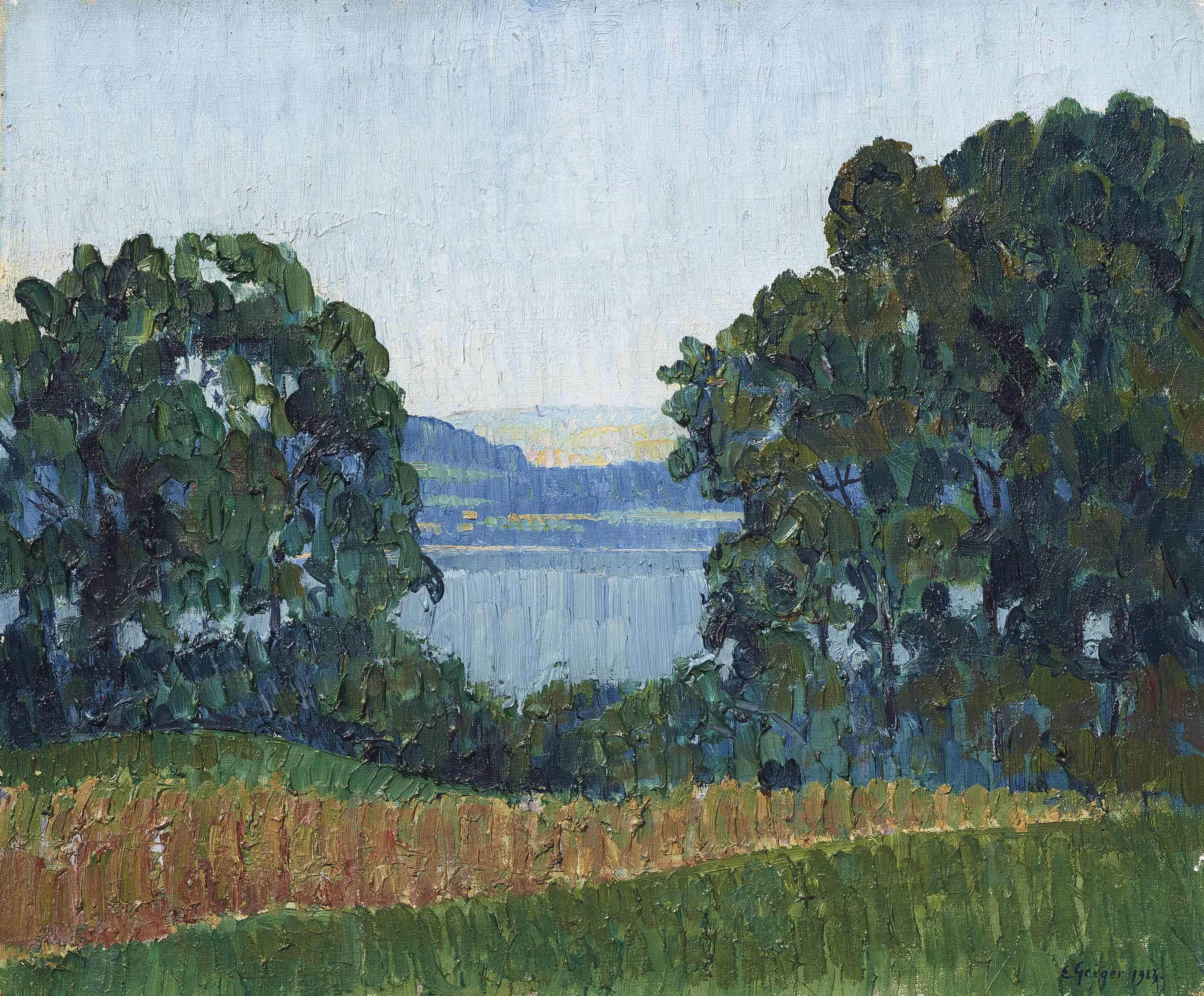 Ernst Samuel Geiger - Abend, 1913