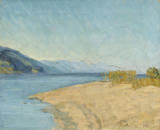 Ernst Samuel Geiger - Am Strand der Petersinsel, 1923