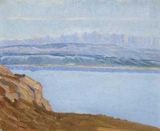 Ernst Samuel Geiger - Blick auf die Alpen, 1912