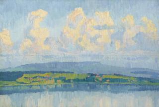 Ernst Samuel Geiger - Sommernachmittag am Bielersee, um 1912