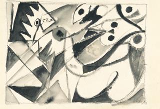 Ernst Wilhelm Nay - David und Bathseba II