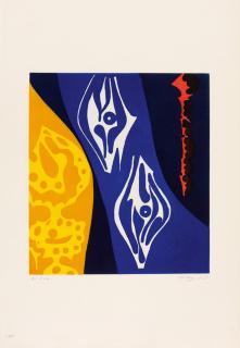 Ernst Wilhelm Nay - Farbaquatinta 1965-8.