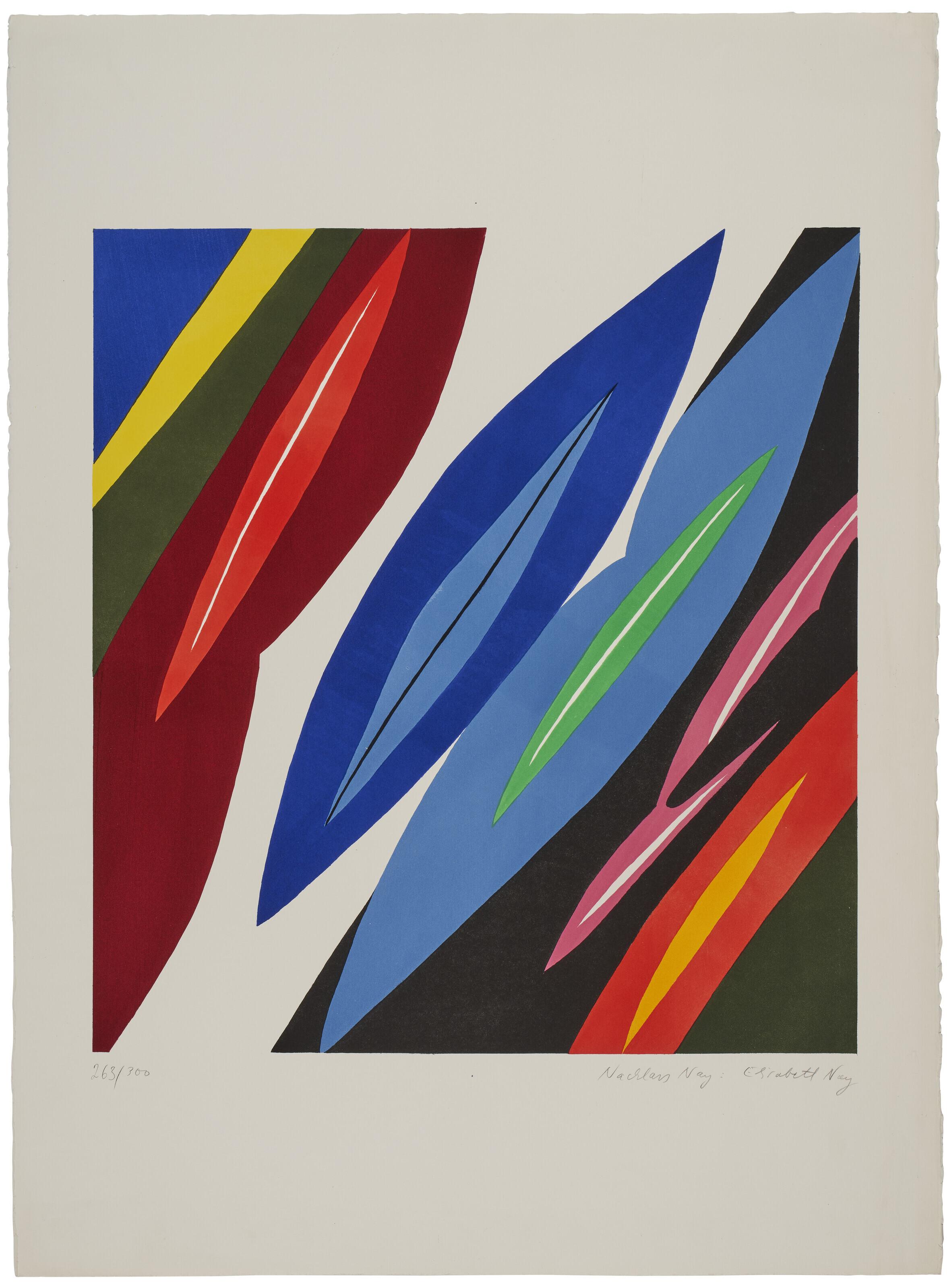 Ernst Wilhelm Nay - Farblitho 1968 - 2 (NOR)