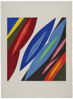 Ernst Wilhelm Nay - Farblitho 1968 - 2 (NOR)