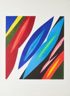 Ernst Wilhelm Nay - Farblitho 1968 - 2 (NOR).