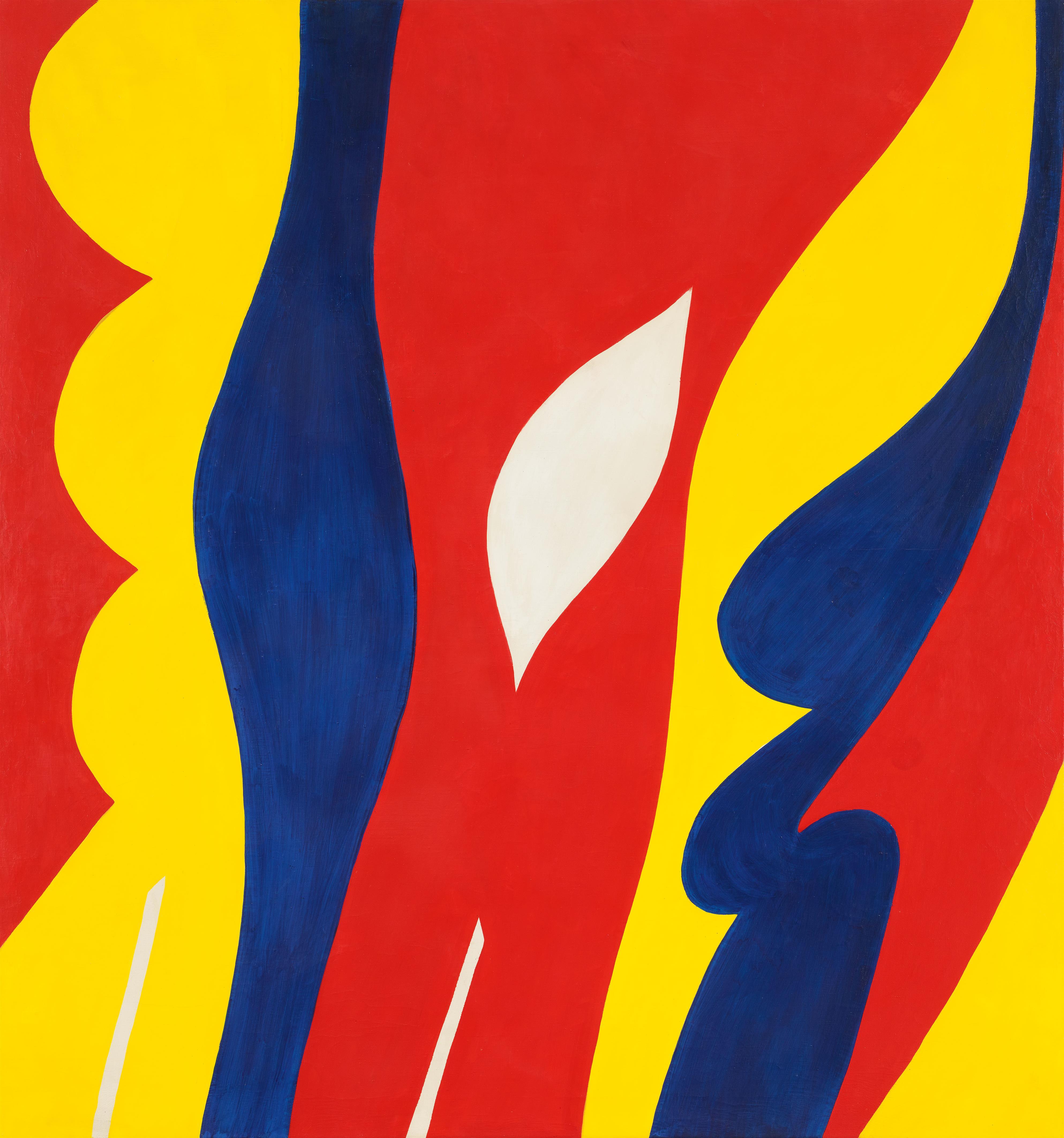 Ernst Wilhelm Nay - Mit weißer Spindel