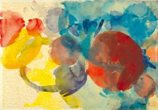 Ernst Wilhelm Nay - Ohne Titel (Scheibenbild).