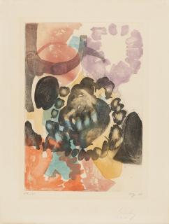 Ernst Wilhelm Nay - Omega rot.