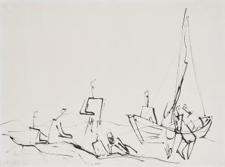 Ernst Wilhelm Nay - Ostseefischer.