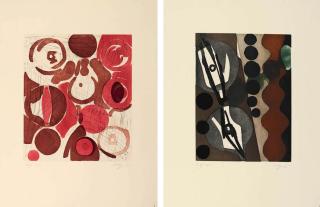 Ernst Wilhelm Nay - Sechs Aquatinten - Über den Menschen, W. Ketterer, Munich, 1965
