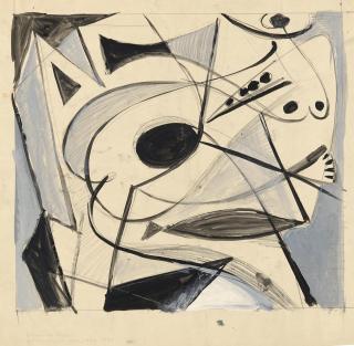 Ernst Wilhelm Nay - Sitzende Frau