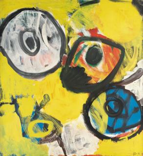 Ernst Wilhelm Nay - „Ursprung in Gelb“