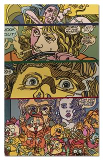 Erró - Bob Dylan\'s drama box