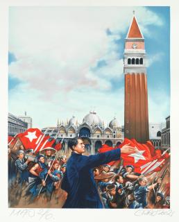 Erró - One Plate, from \'L\'ultima visita di Mao a Venetia\'