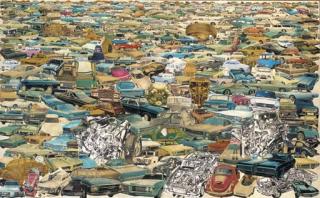 Erró - Preliminary study for \'Carscape\'