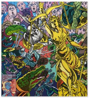 Erró - Quand les Dieux font la Guerre