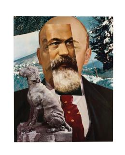 Erró - Sans titre (Lenine / Marx)