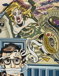 Erró - The fifth wife of Woody Allen