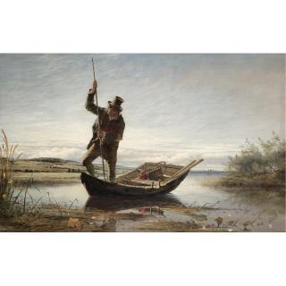 Erskine Nicol, R.S.A., A.R.A. - Salmon Fishing