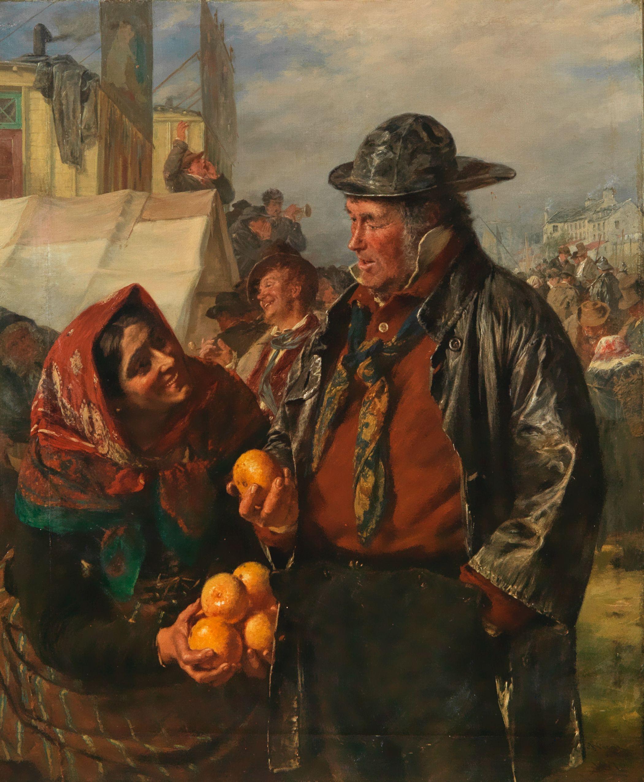 Erskine Nicol, RSA, ARA - The Children\'S Fairing