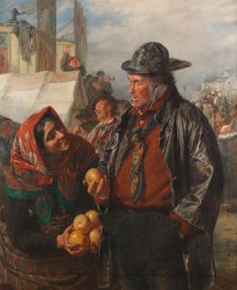 Erskine Nicol, RSA, ARA - The Children\'s Fairing