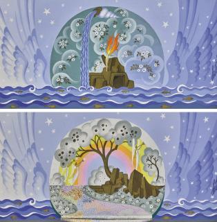 Erté - A Pair Of Landscapes