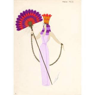 Erté - Aida, January 4, 1957