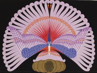 Erté - \'Les Oiseaux\', Two Studies