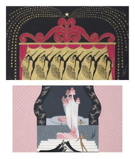 Erté - Projets de décors