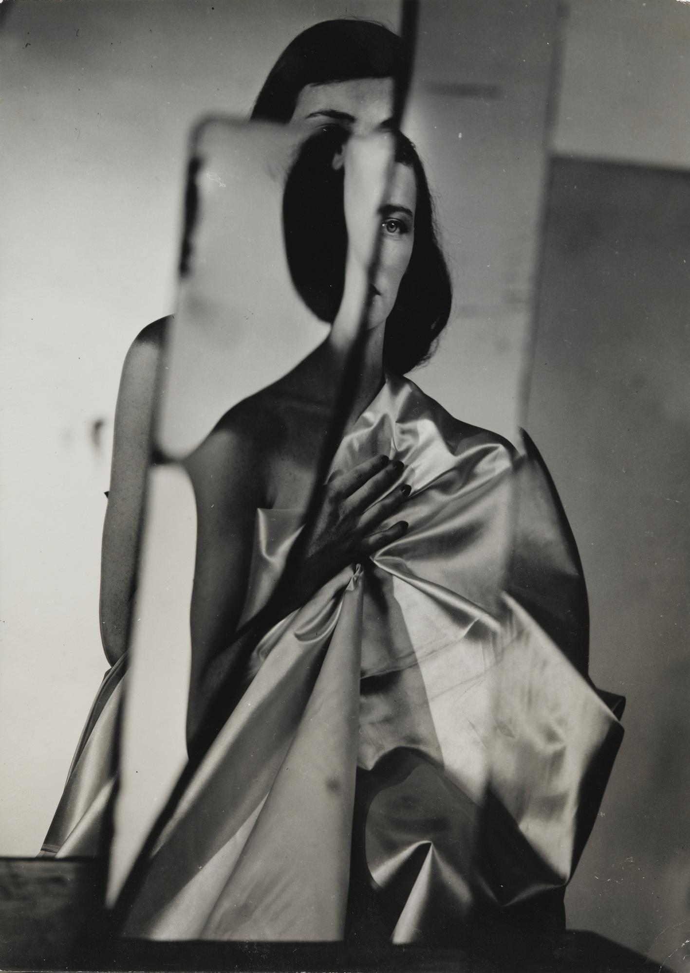 Erwin Blumenfeld - Tedi Thurman In Christian Dior\'