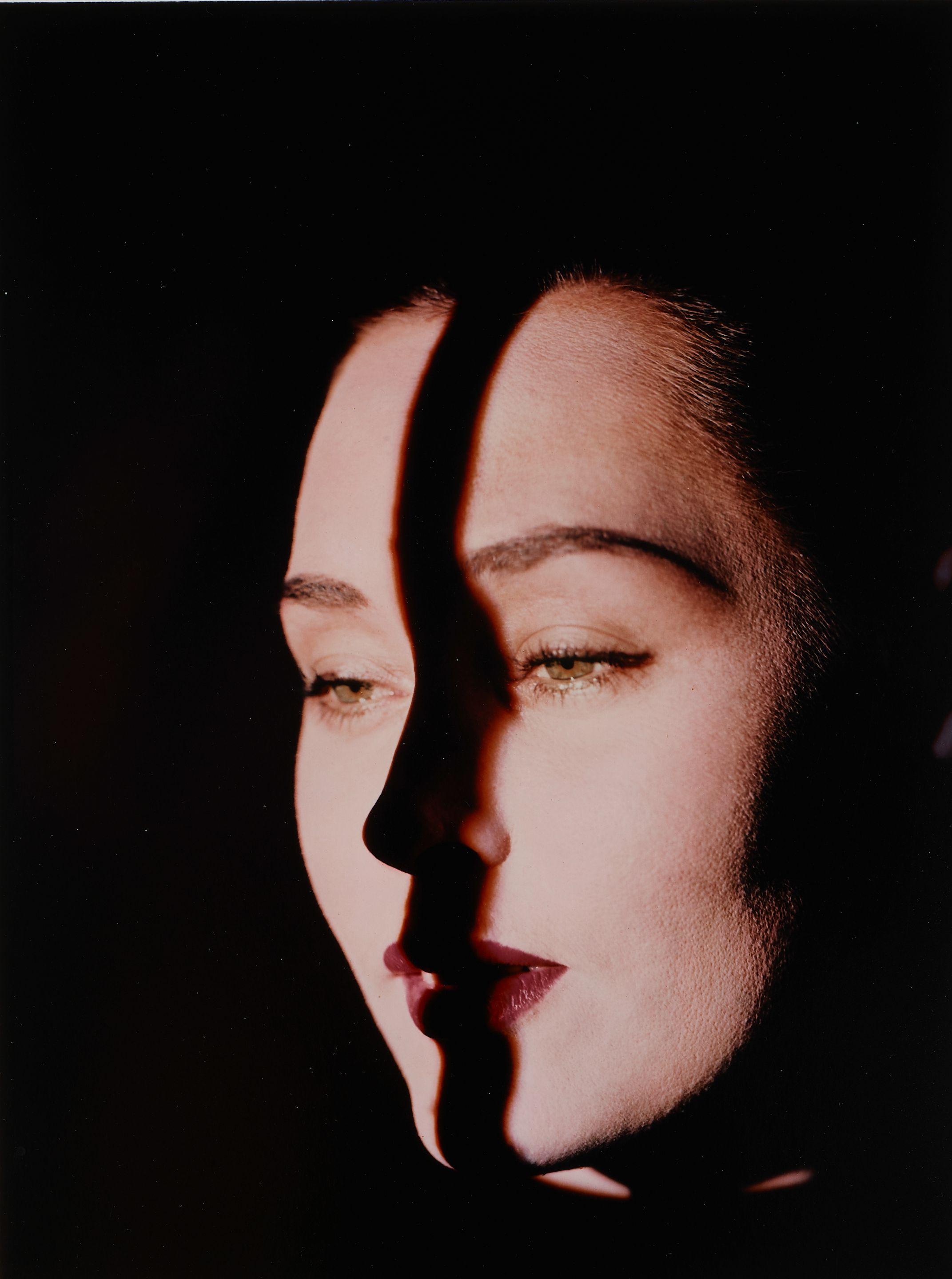 Erwin Blumenfeld - Untitled (Face with Shadow)