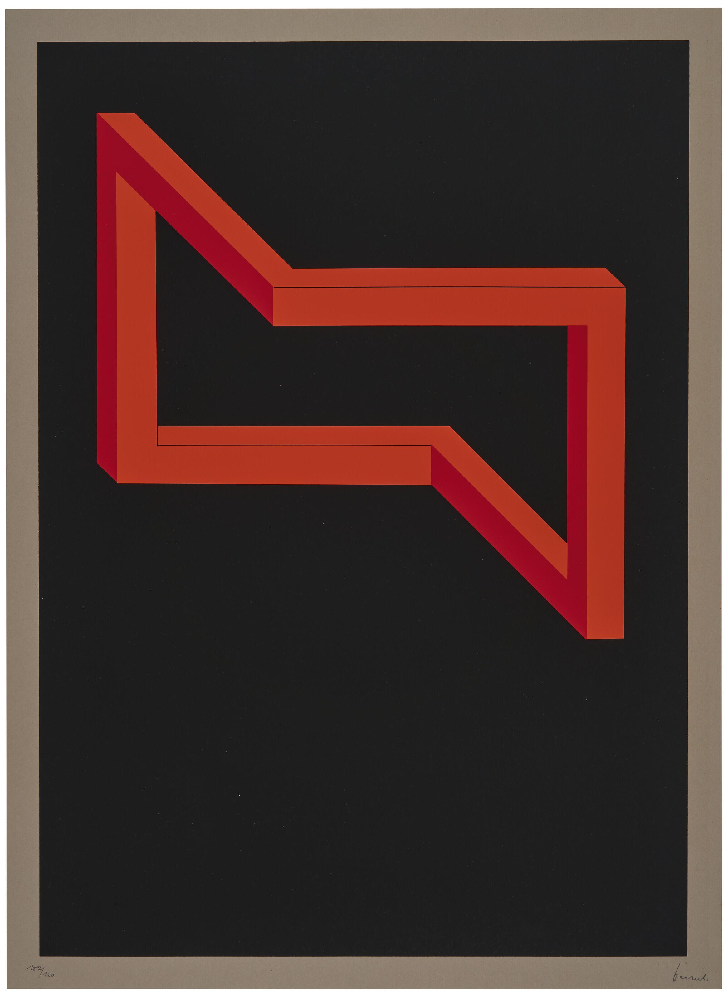 Erwin Heerich - 10 Farbige Serigrafien