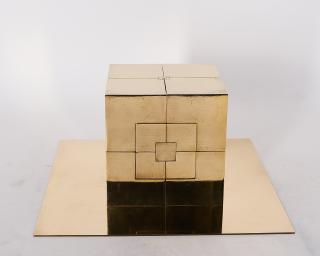 Erwin Heerich - Messingskulptur. Variabel.