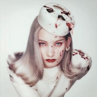 Erwin Olaf - (i) Jackie O. 12.29 pm (from the series Royal Blood)  (ii) Jackie O. 12.30 pm (from the series Royal Blood)