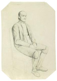 Erwin Speckter - Sitzender alter Bauer