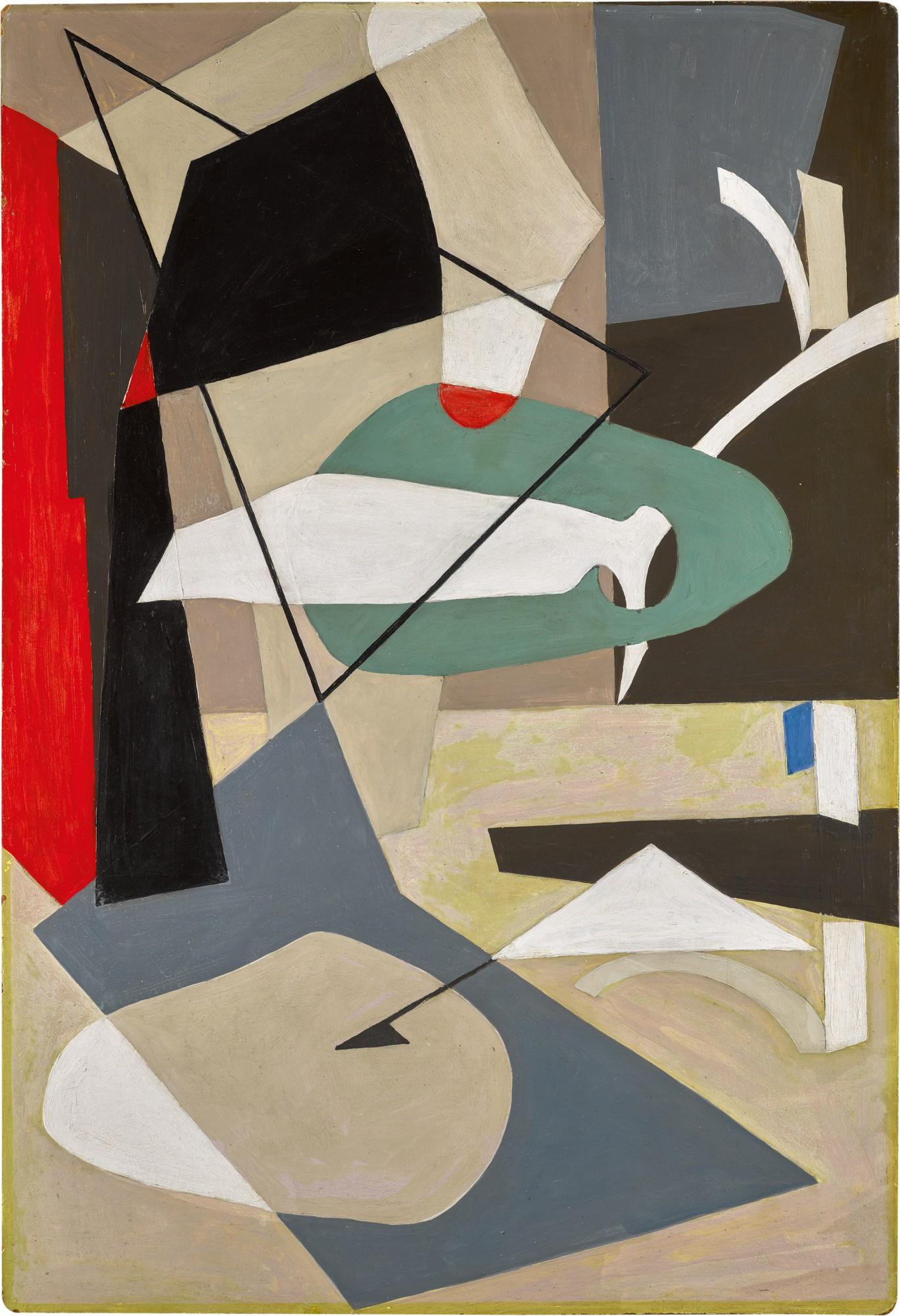 Esphyr Slobodkina - Dohn Abstraction In Yellow