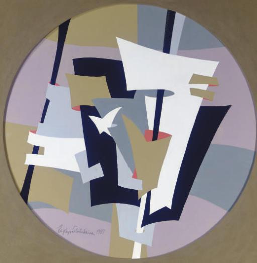 Esphyr Slobodkina - In Midstream, Variation #5