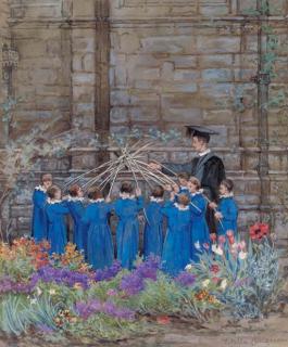Estella Louisa Michaela Canziani - Beating the bounds, Ascension day, University College, Oxford