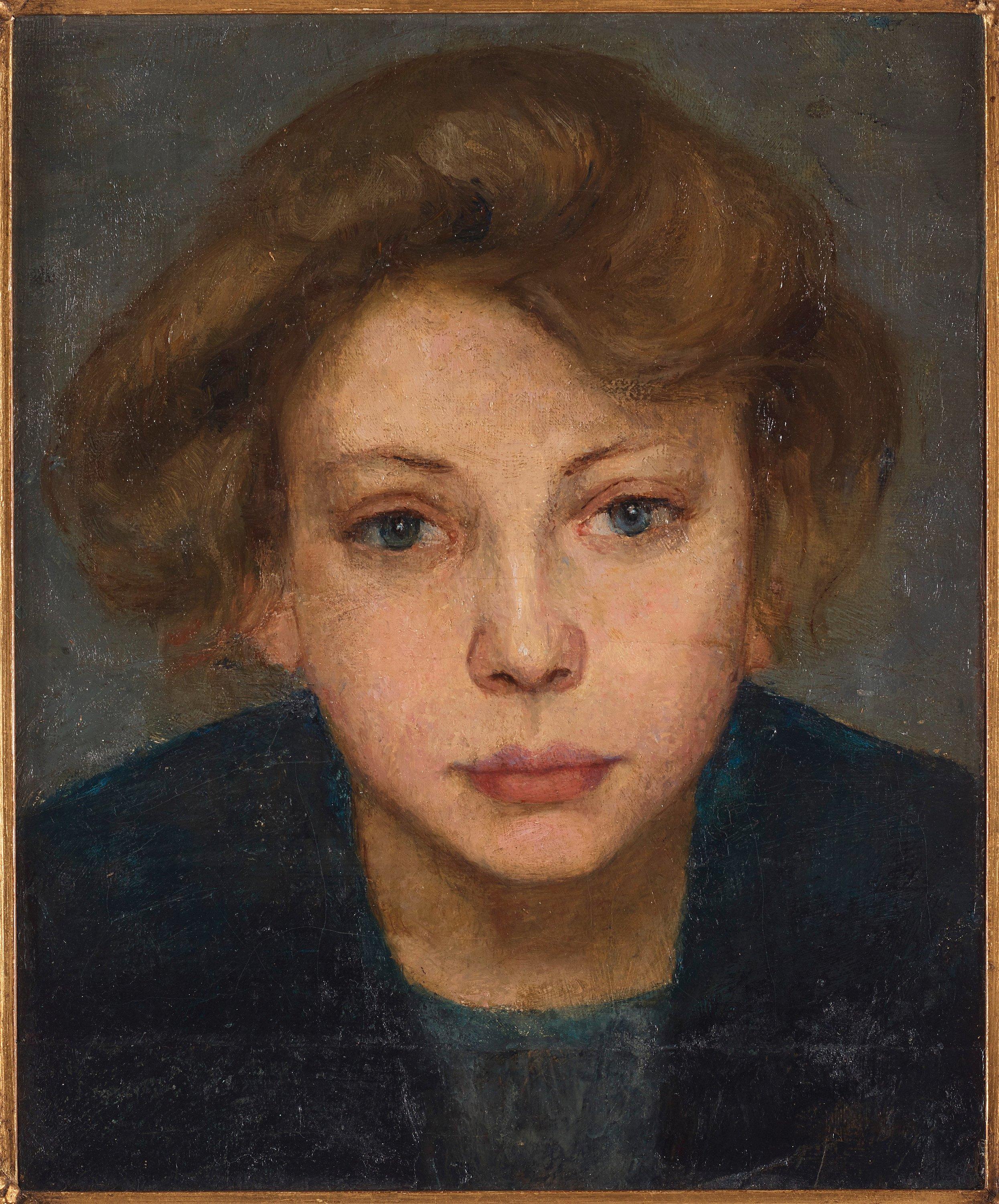 Ester Ellqvist-Bauer - Portrait of the artist Stina Tirén