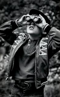 Esther Bubley - Birdwatcher, Central Park, New York City